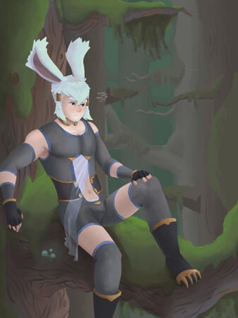 Male Veena Viera Concept Illustration